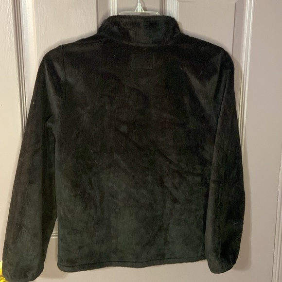 Children’s Place Girls Black Sherpa Zip Up Jacket Size Large 10-12 - Picture 4 of 8